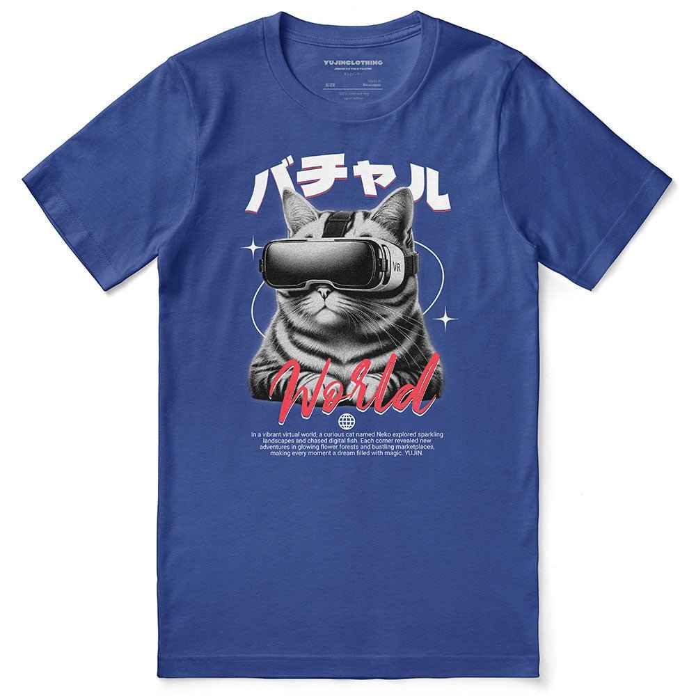 Virtual World Cat T-Shirt