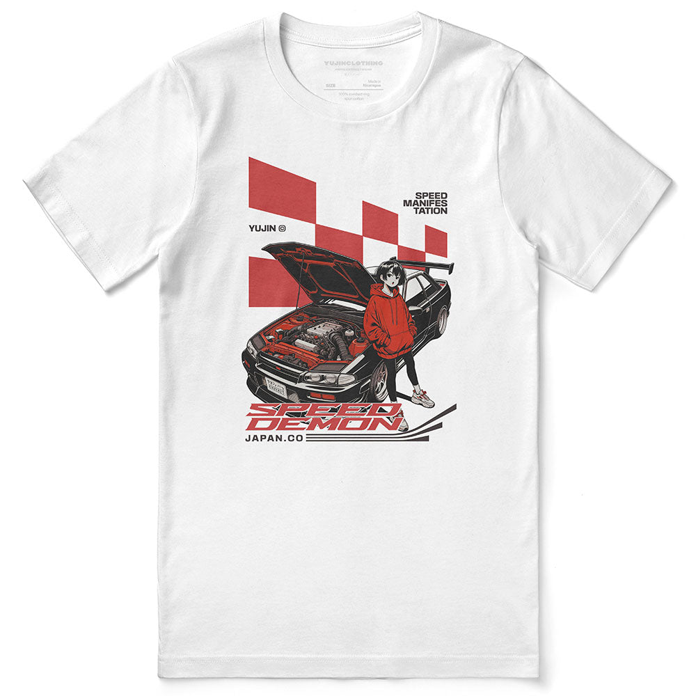Camiseta de coche Speed ​​Manifestation
