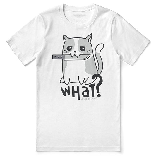 Camiseta de gato con malas intenciones